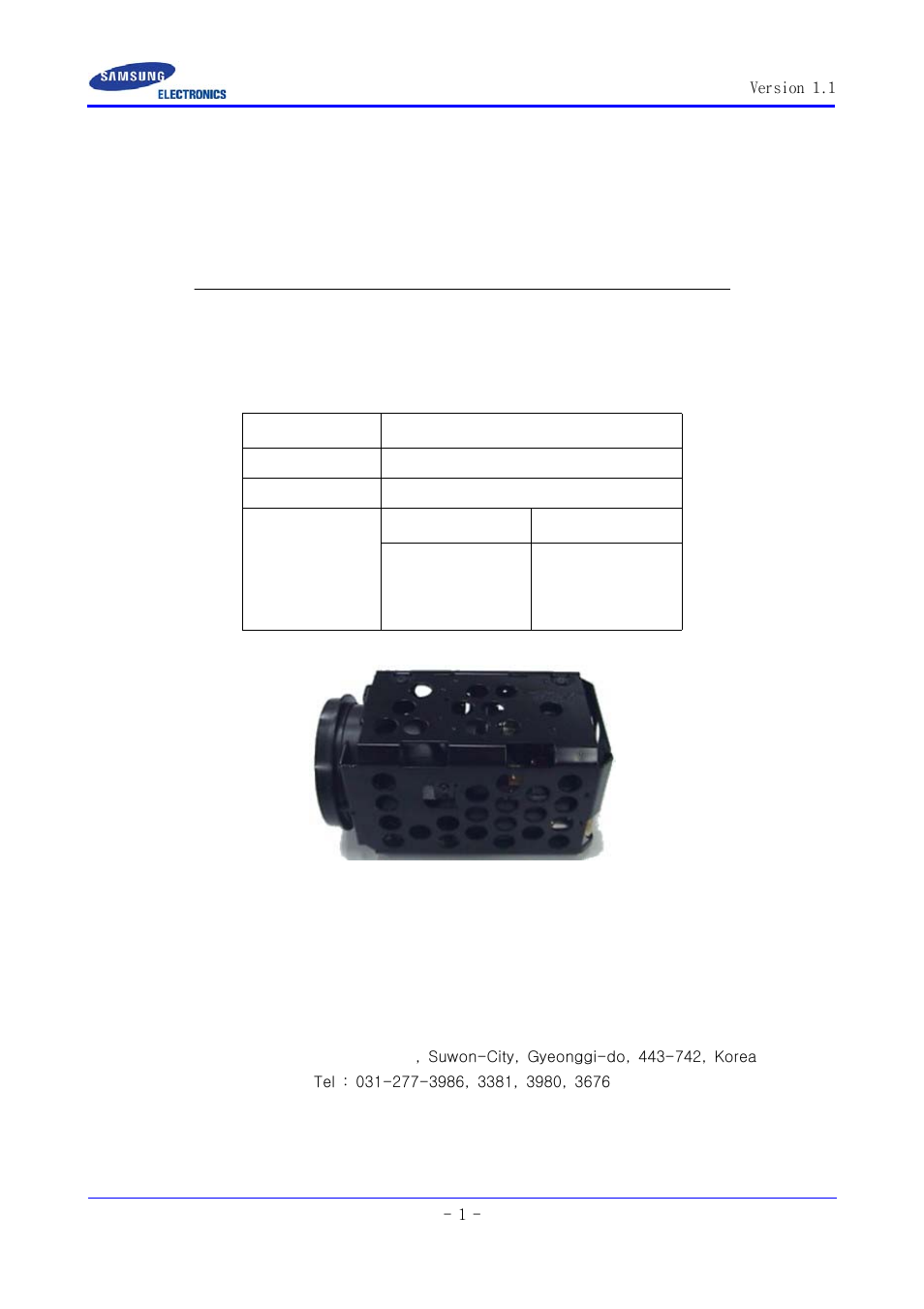 Samsung SCC-ZM395N User Manual | 34 pages
