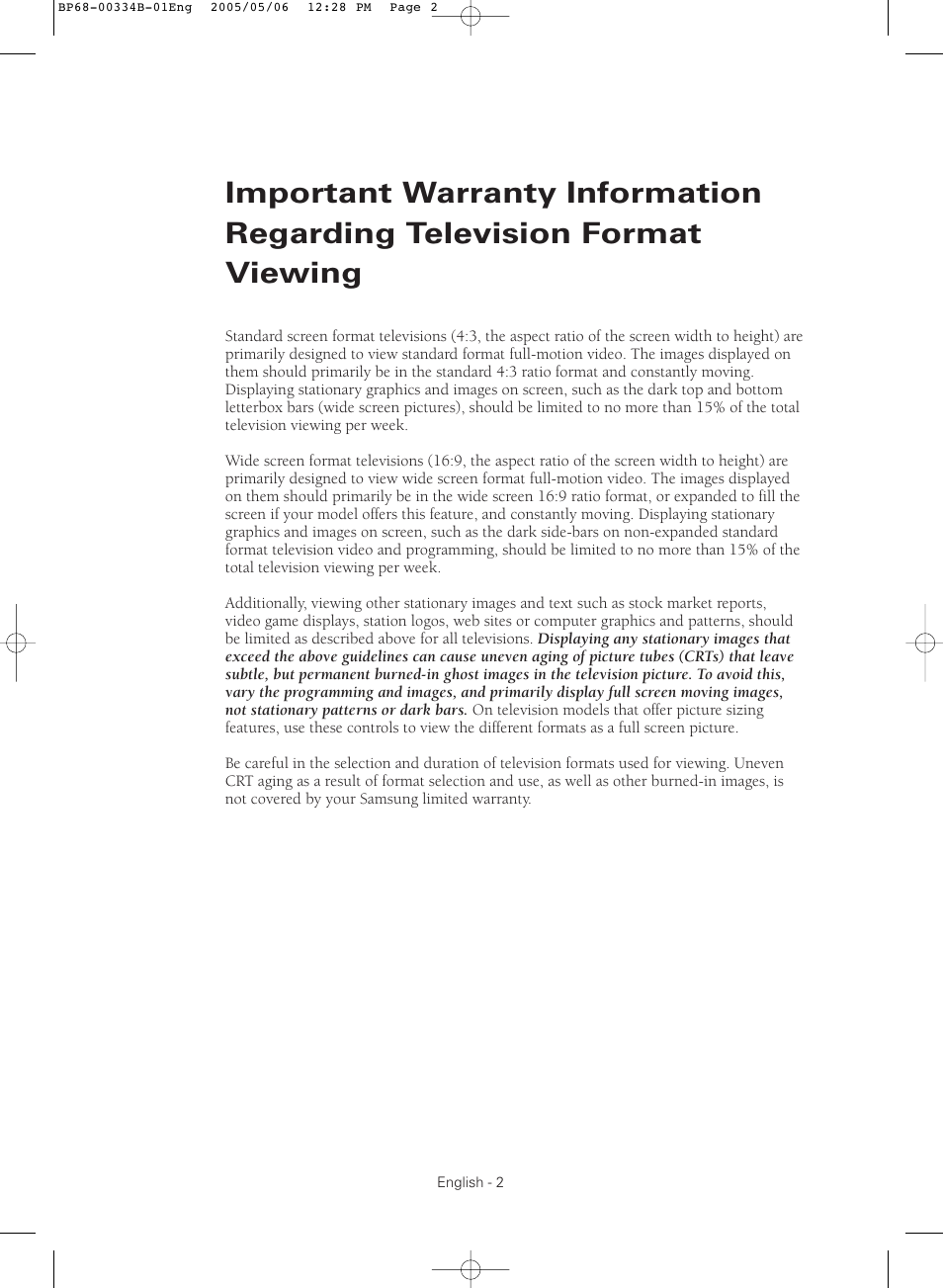 Samsung HC-R4245W User Manual | Page 2 / 80