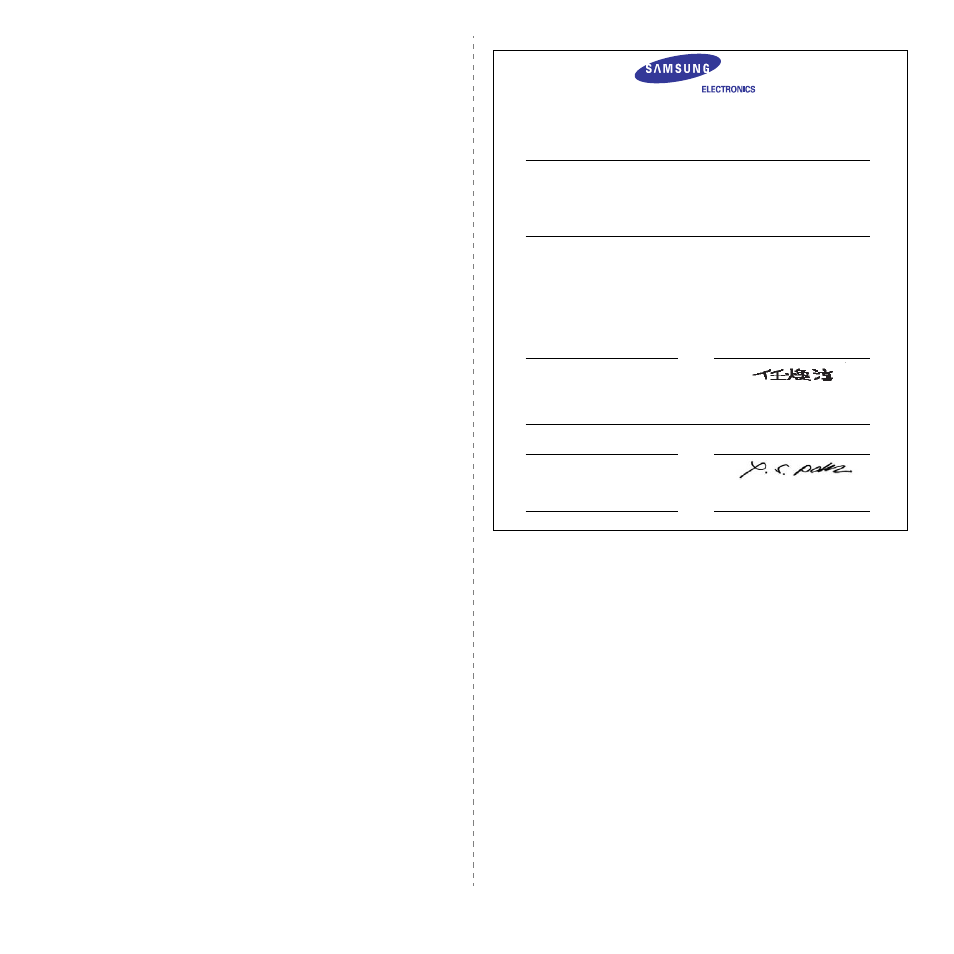 Replacing the fitted plug (for uk only), Declaration of conformity, Important | Samsung ML-3051N User Manual | Page 10 / 102