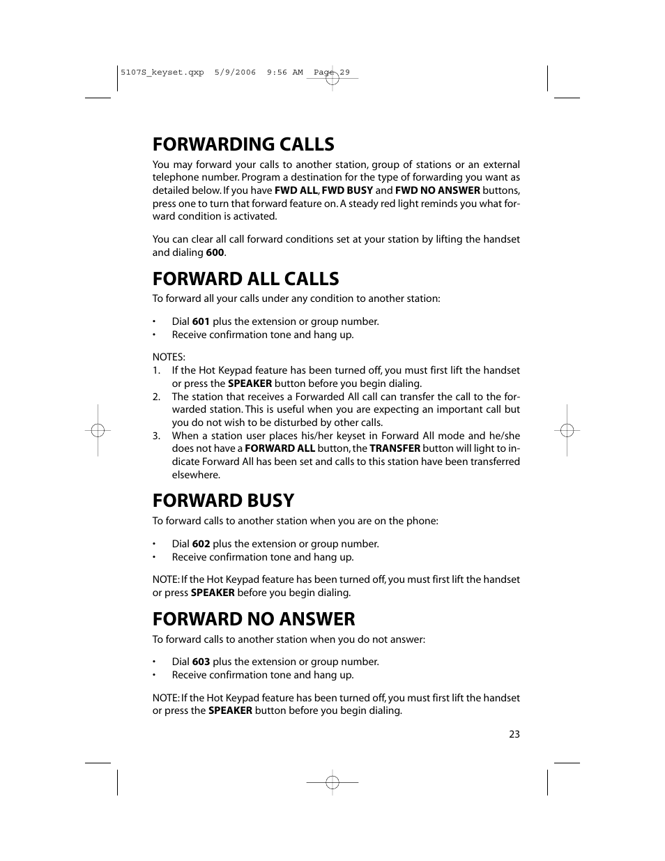Forwarding calls, Forward all calls, Forward busy | Forward no answer | Samsung ITP-5107SIP User Manual | Page 30 / 86