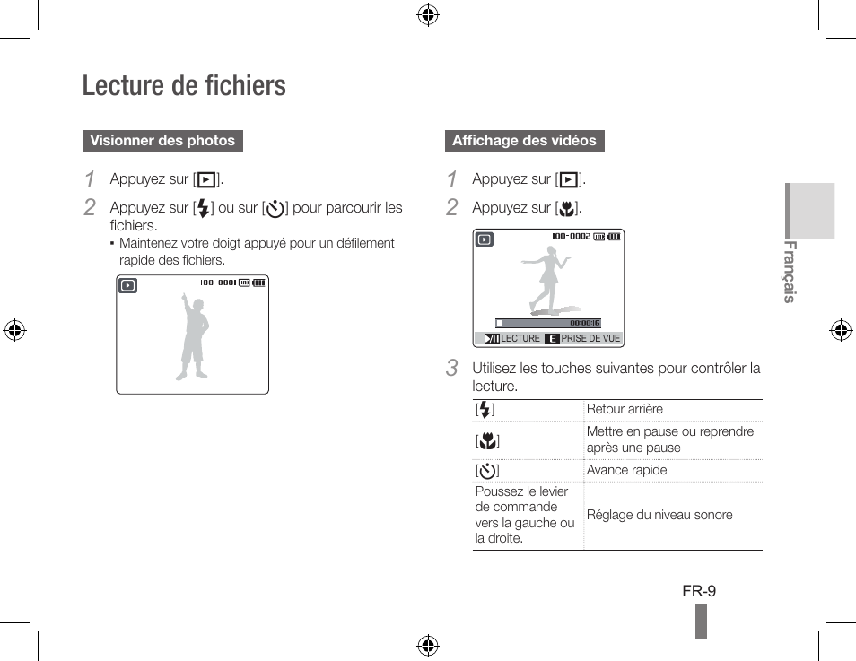 Lecture de fichiers | Samsung WB500 User Manual | Page 29 / 34