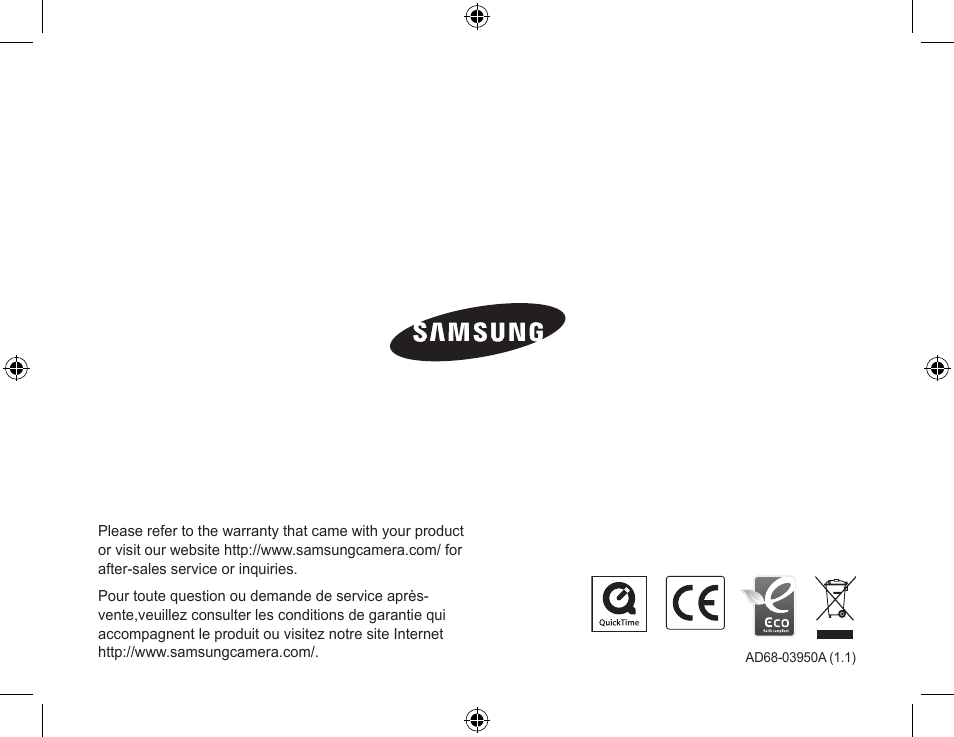 Samsung WB500 User Manual | Page 34 / 34