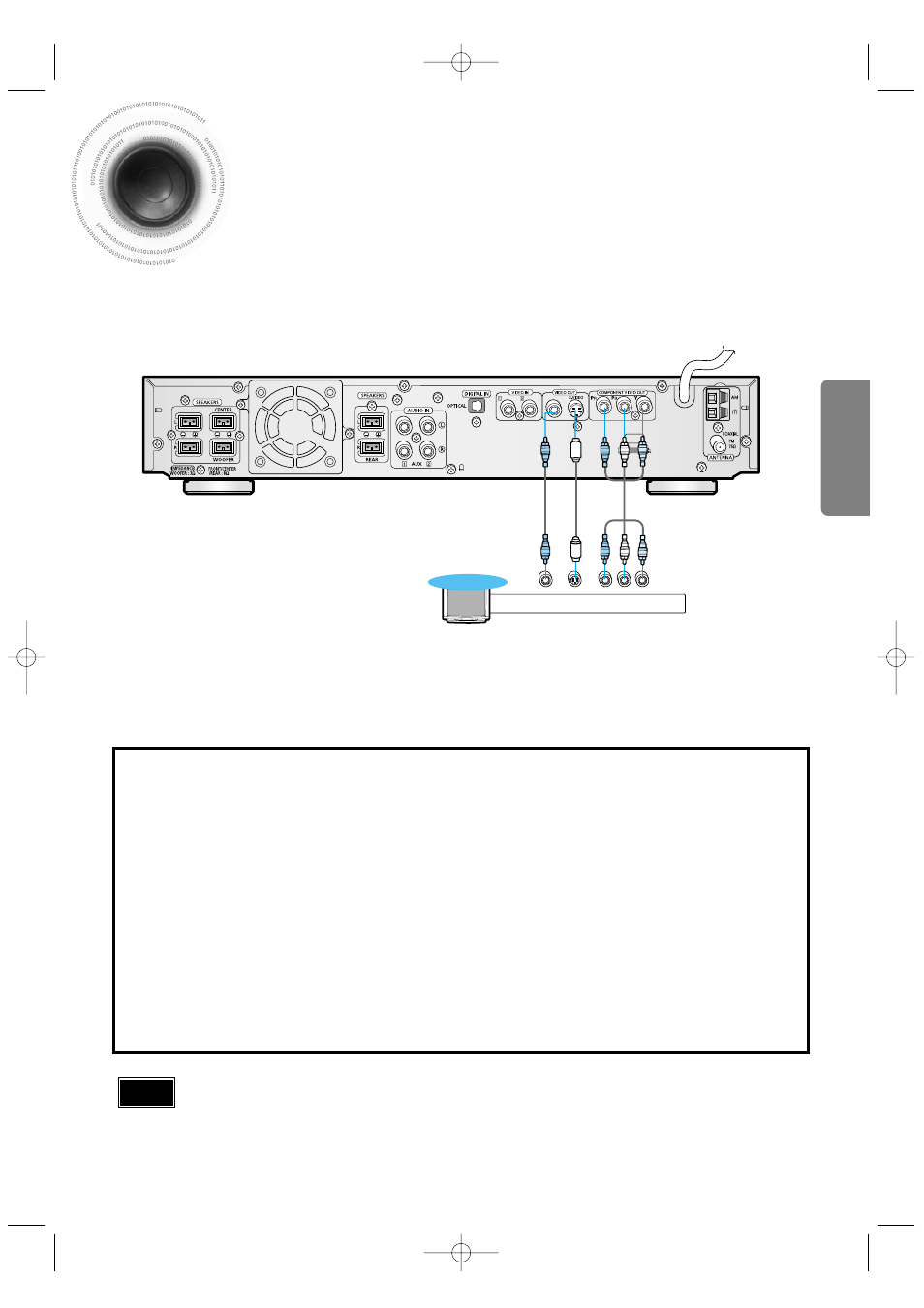 Connecting the video to tv, 14 connecting the video to tv | Samsung HT-DB350 User Manual | Page 15 / 68