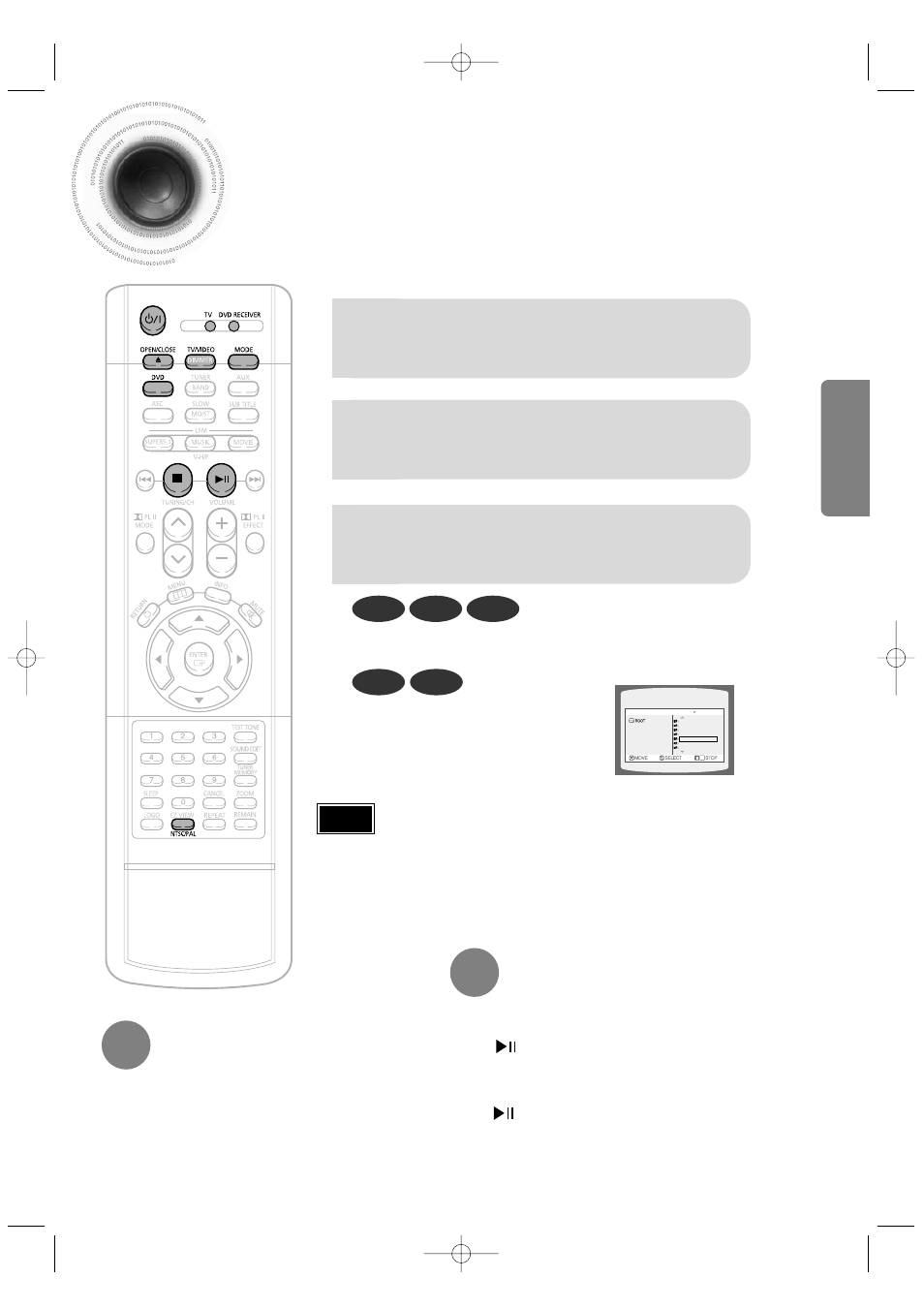 Operation, Disc playback | Samsung HT-DB350 User Manual | Page 19 / 68