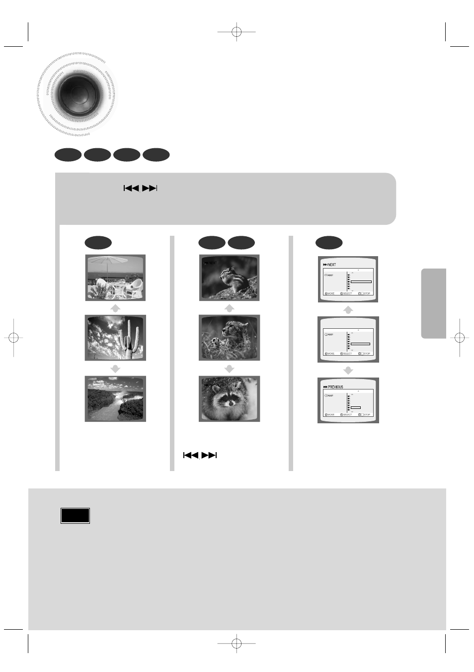 Skipping scenes/songs, Skipping scenes/songs 22, Briefly press | Opera tion | Samsung HT-DB350 User Manual | Page 23 / 68