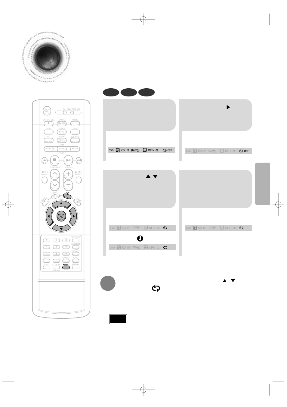 A-b repeat playback, A-b repeat playback 24 | Samsung HT-DB350 User Manual | Page 25 / 68