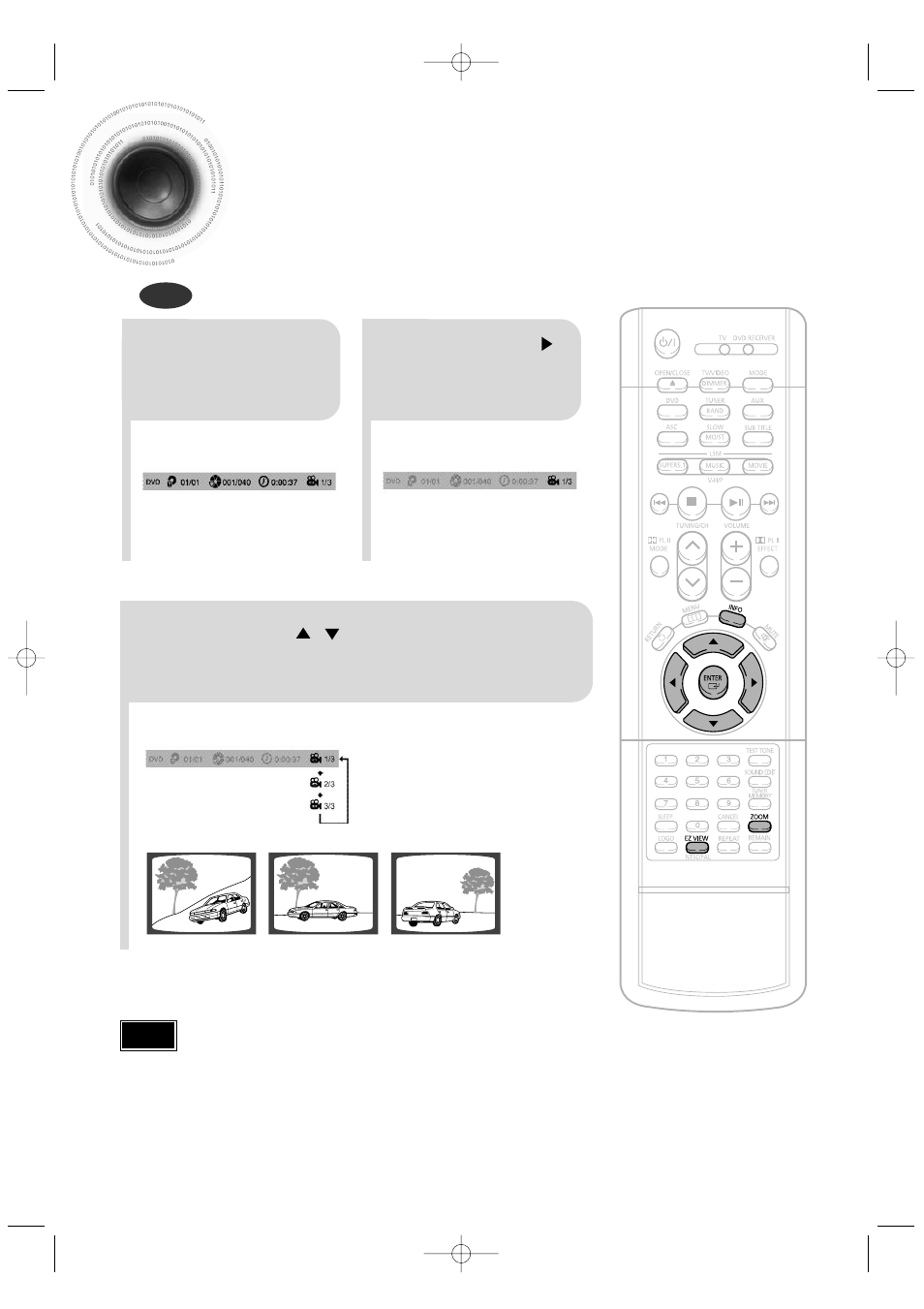 Angle function, 25 angle function | Samsung HT-DB350 User Manual | Page 26 / 68