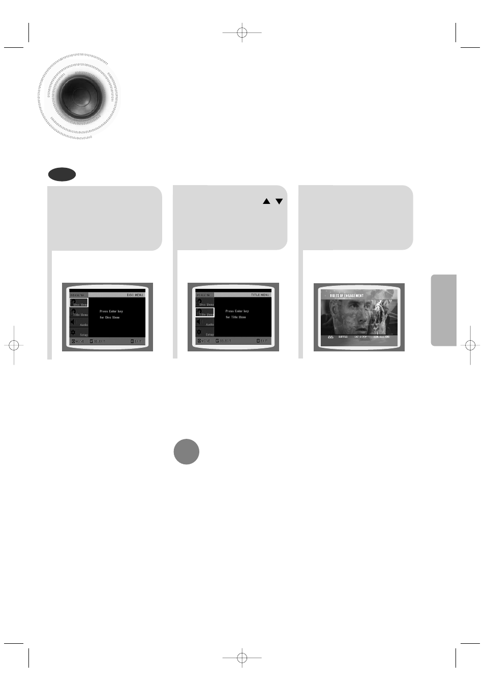 Using the title menu | Samsung HT-DB350 User Manual | Page 31 / 68