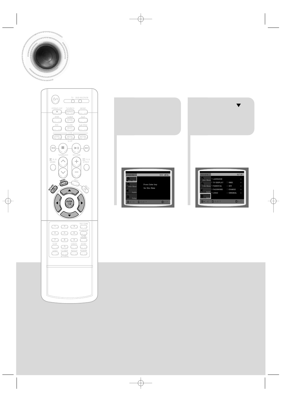 Setting parental controls (rating level), 35 setting parental controls (rating level) | Samsung HT-DB350 User Manual | Page 36 / 68