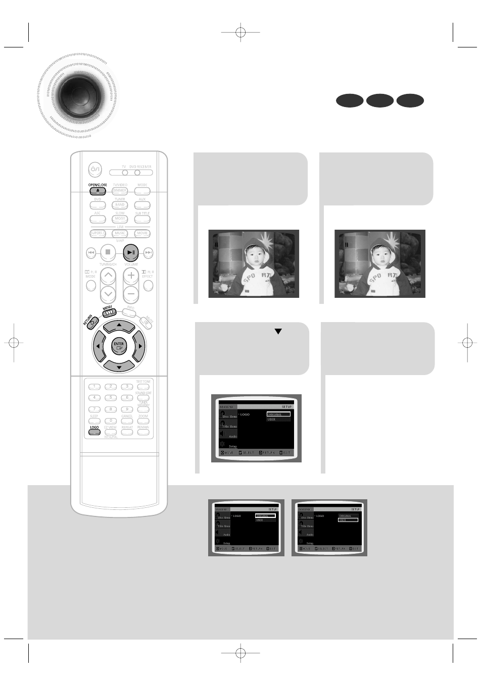 Setting the wallpaper, 39 setting the wallpaper | Samsung HT-DB350 User Manual | Page 40 / 68