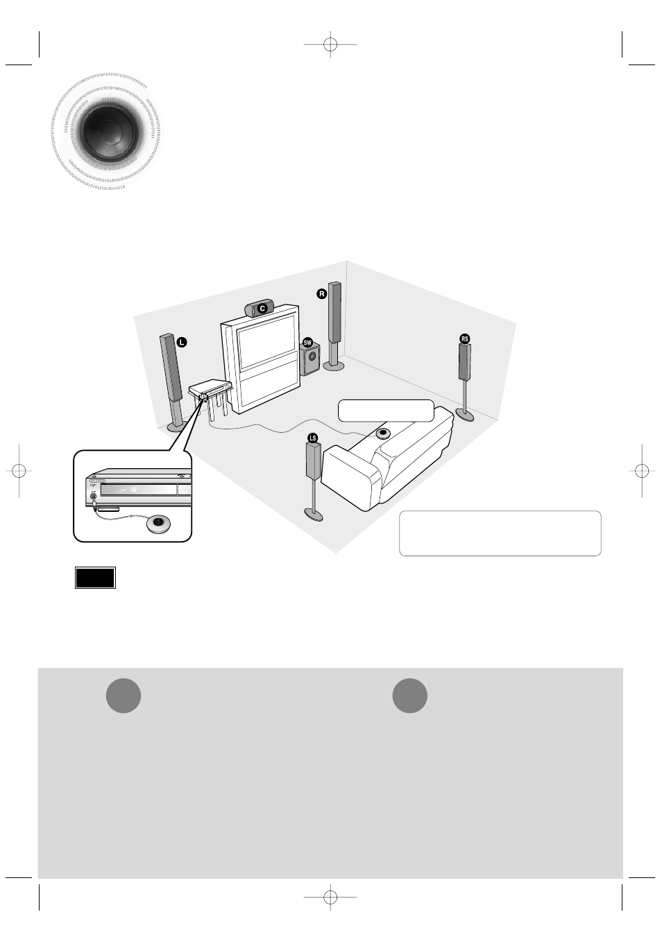 Auto sound calibration setup, 49 auto sound calibration setup | Samsung HT-DB350 User Manual | Page 50 / 68