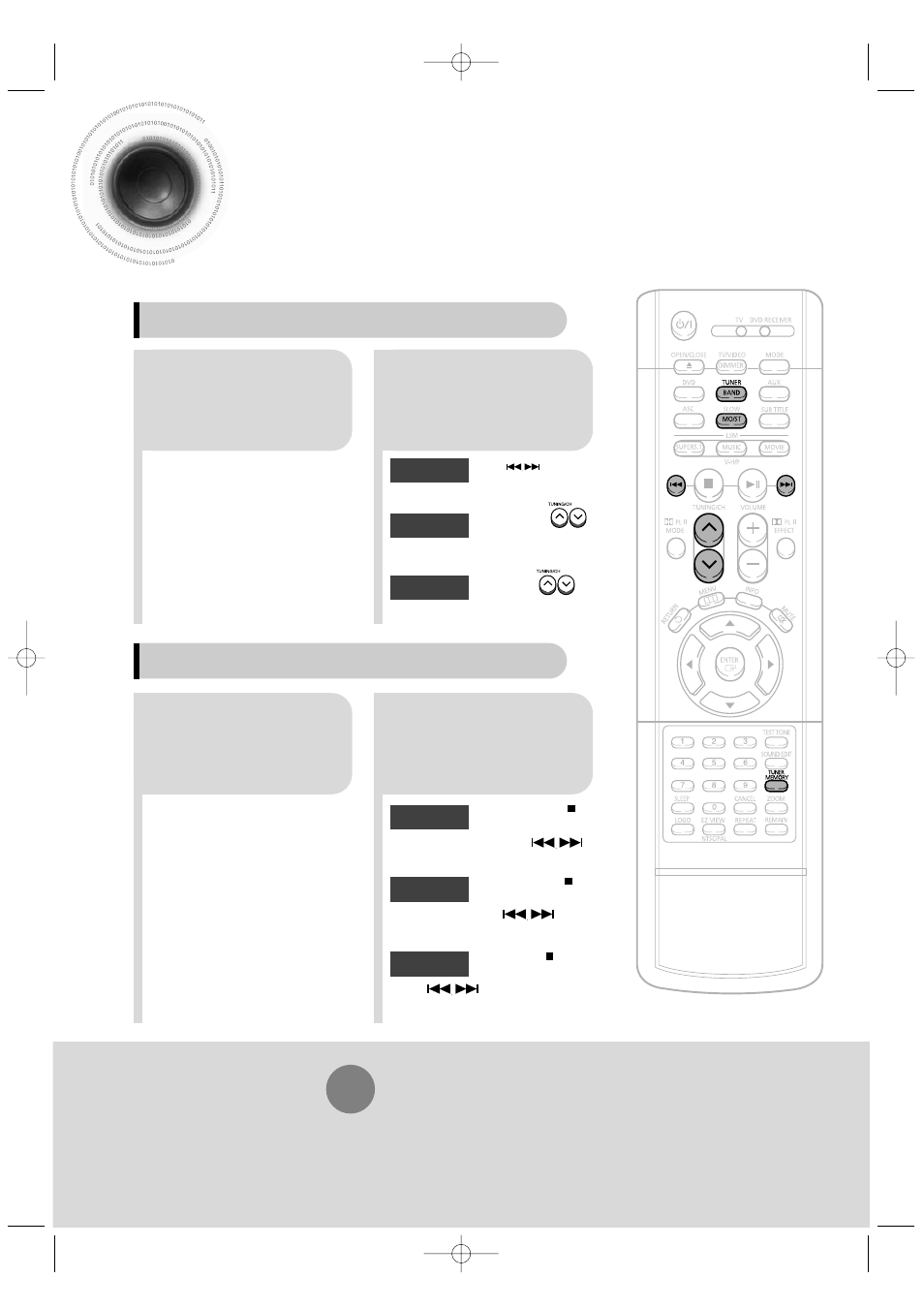 Radio operation, Listening to radio, 55 listening to radio | Samsung HT-DB350 User Manual | Page 56 / 68