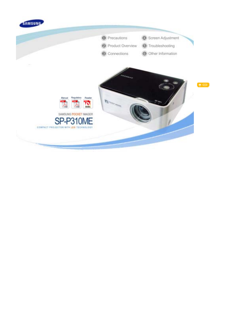 Samsung SP-P310ME User Manual | 32 pages