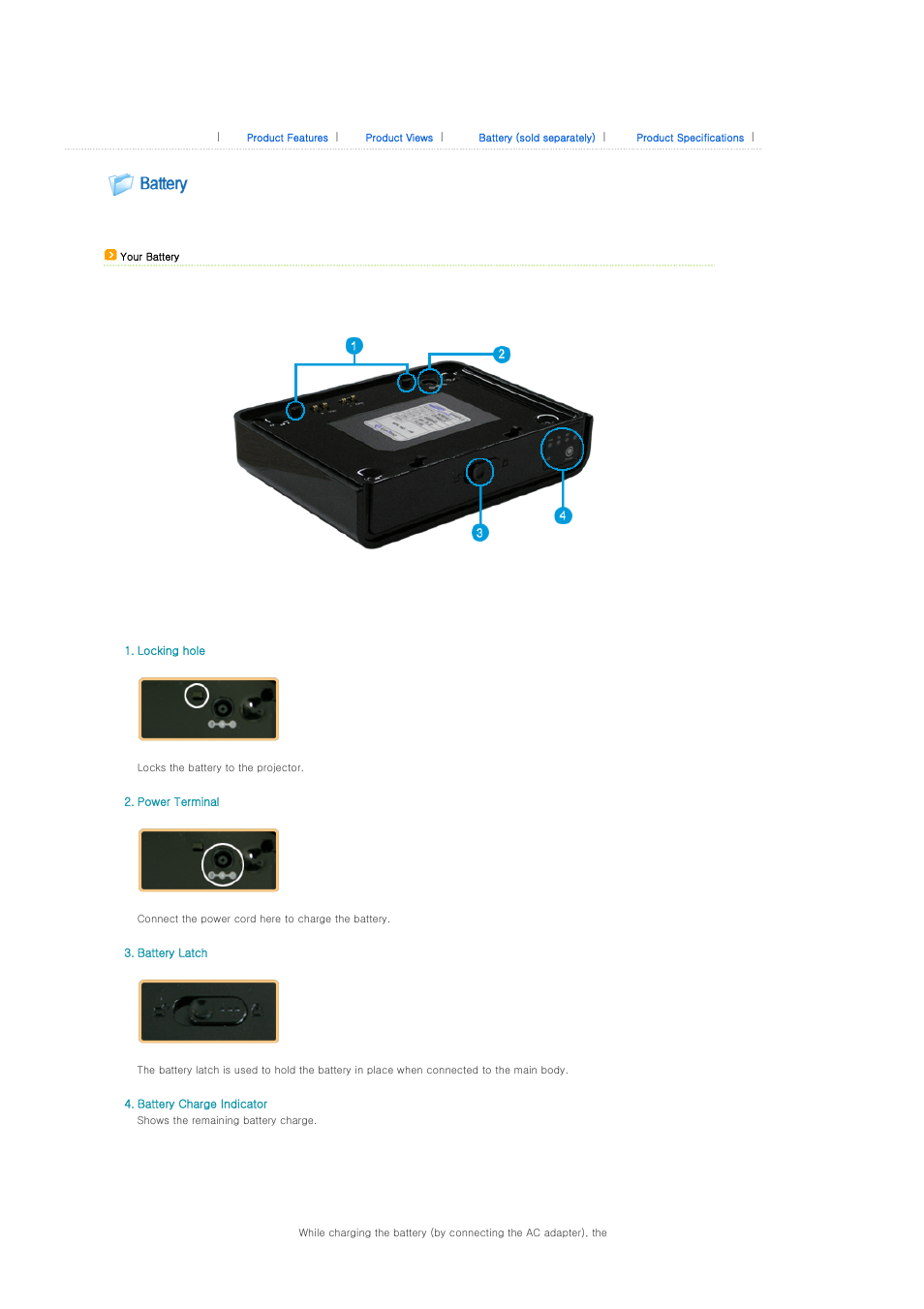 Product specifications | Samsung SP-P310ME User Manual | Page 11 / 32