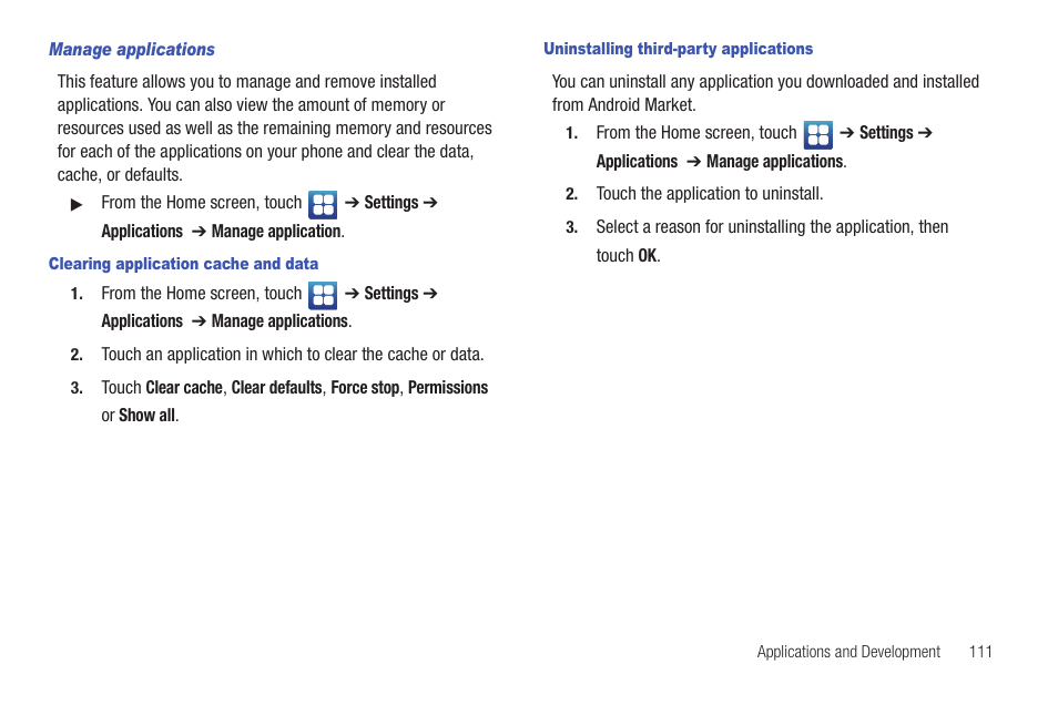 Samsung Vibrant SGH-t959 User Manual | Page 115 / 193