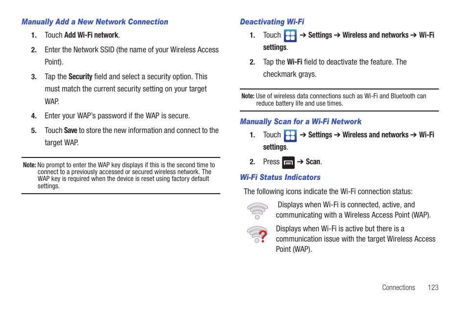 Samsung Vibrant SGH-t959 User Manual | Page 127 / 193