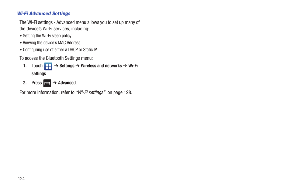 Samsung Vibrant SGH-t959 User Manual | Page 128 / 193