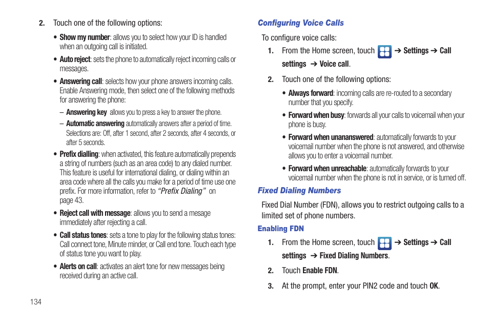 Samsung Vibrant SGH-t959 User Manual | Page 138 / 193