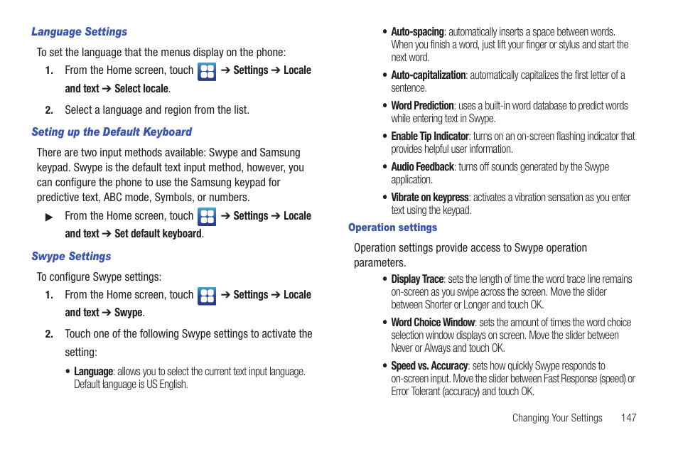 Samsung Vibrant SGH-t959 User Manual | Page 151 / 193