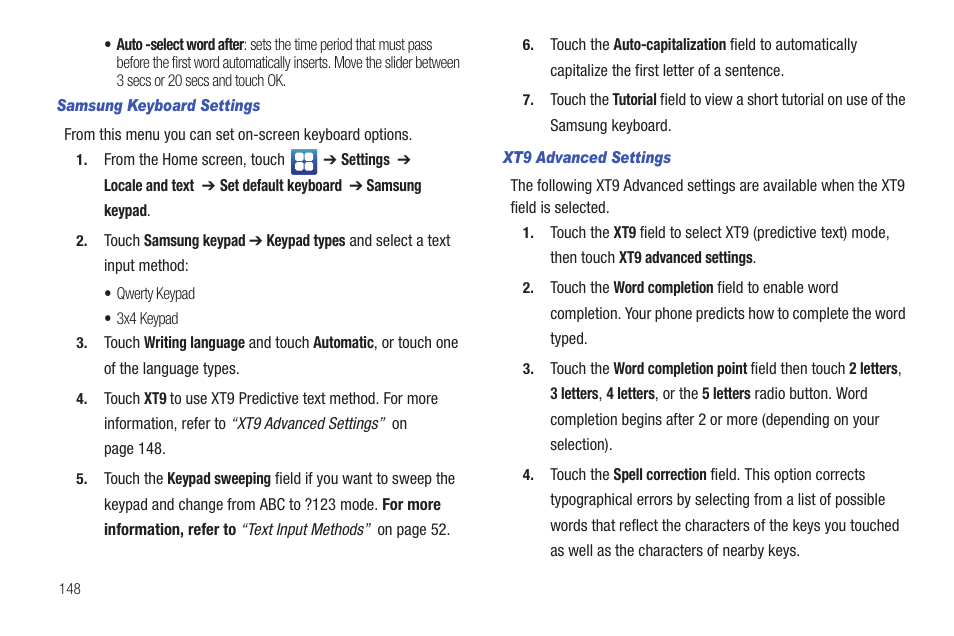 Samsung Vibrant SGH-t959 User Manual | Page 152 / 193