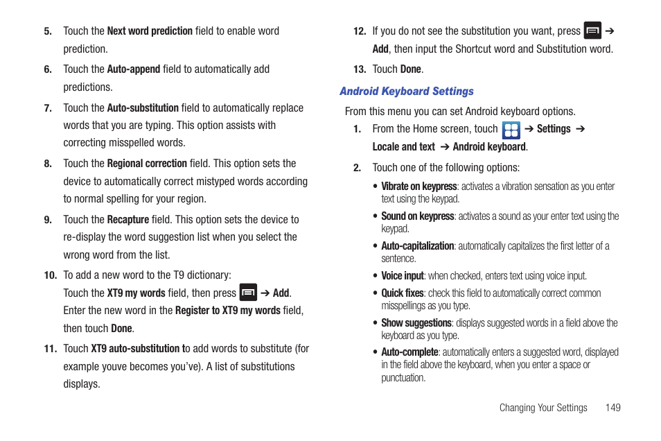 Samsung Vibrant SGH-t959 User Manual | Page 153 / 193