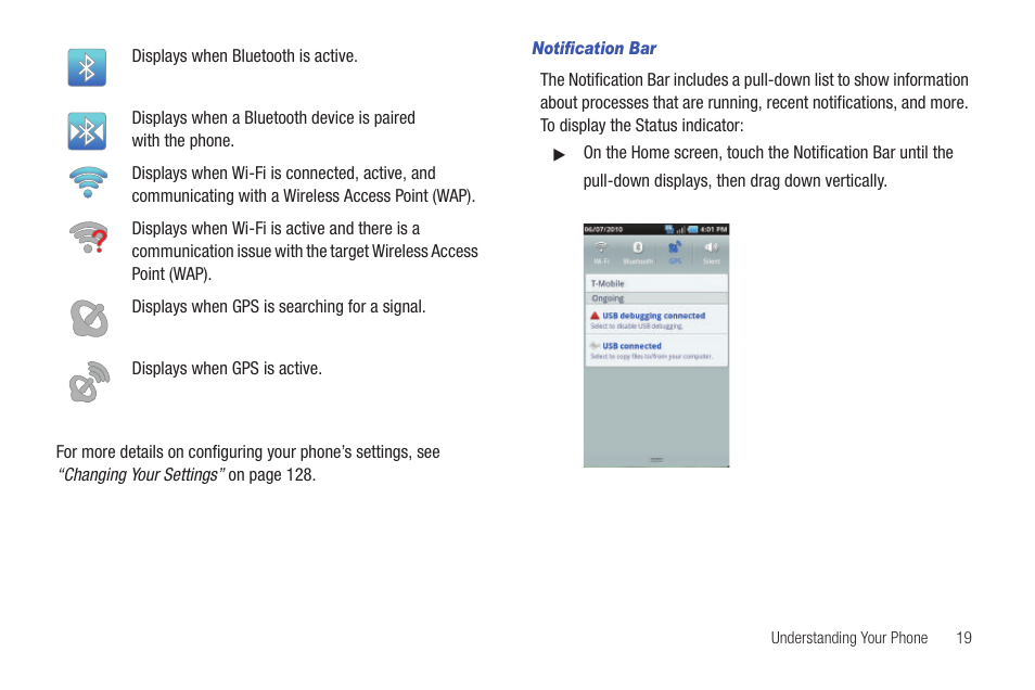 Samsung Vibrant SGH-t959 User Manual | Page 23 / 193