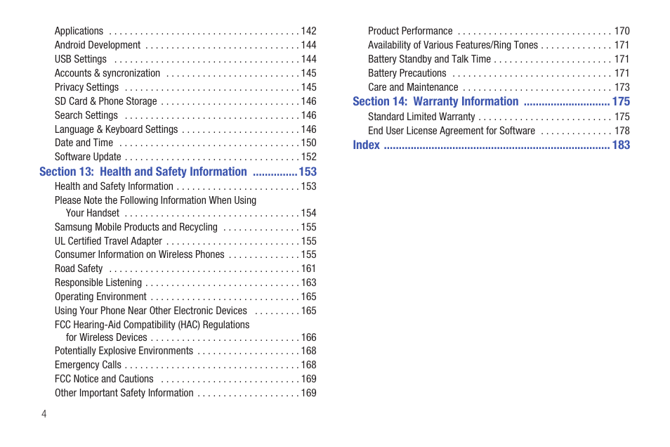 Samsung Vibrant SGH-t959 User Manual | Page 8 / 193