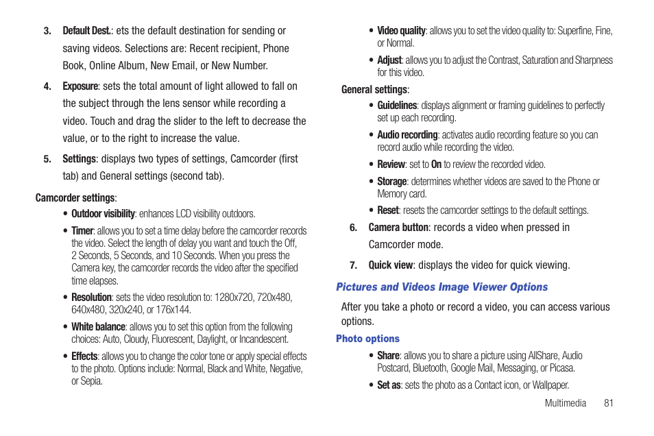 Samsung Vibrant SGH-t959 User Manual | Page 85 / 193