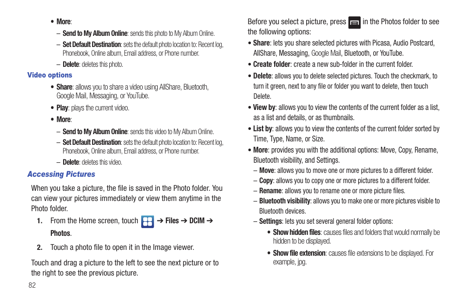 Samsung Vibrant SGH-t959 User Manual | Page 86 / 193