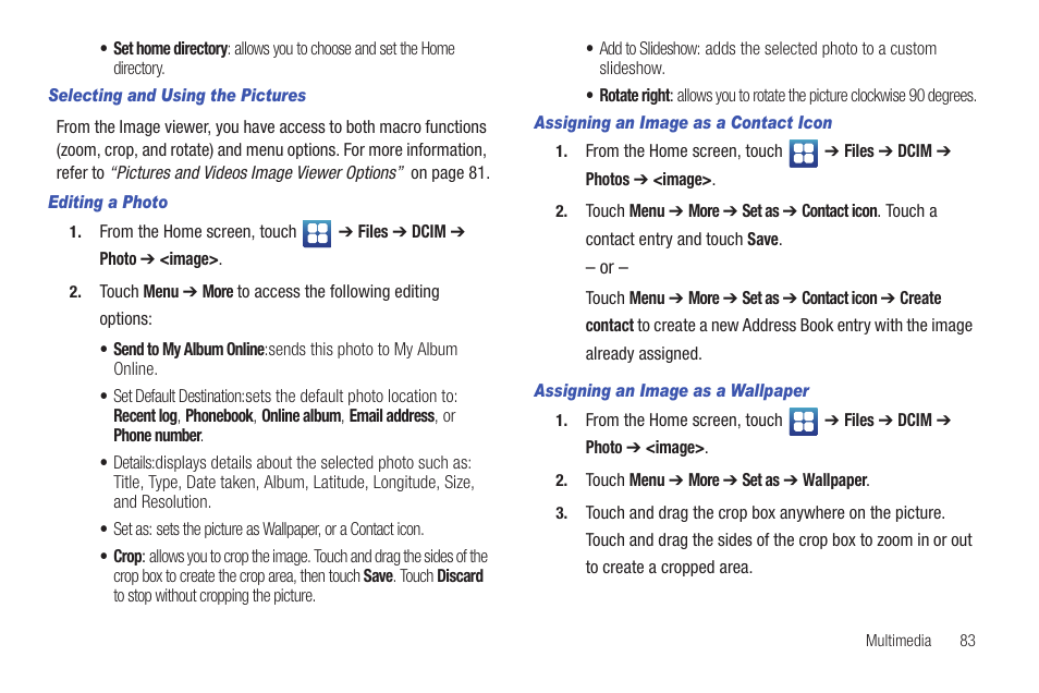 Samsung Vibrant SGH-t959 User Manual | Page 87 / 193