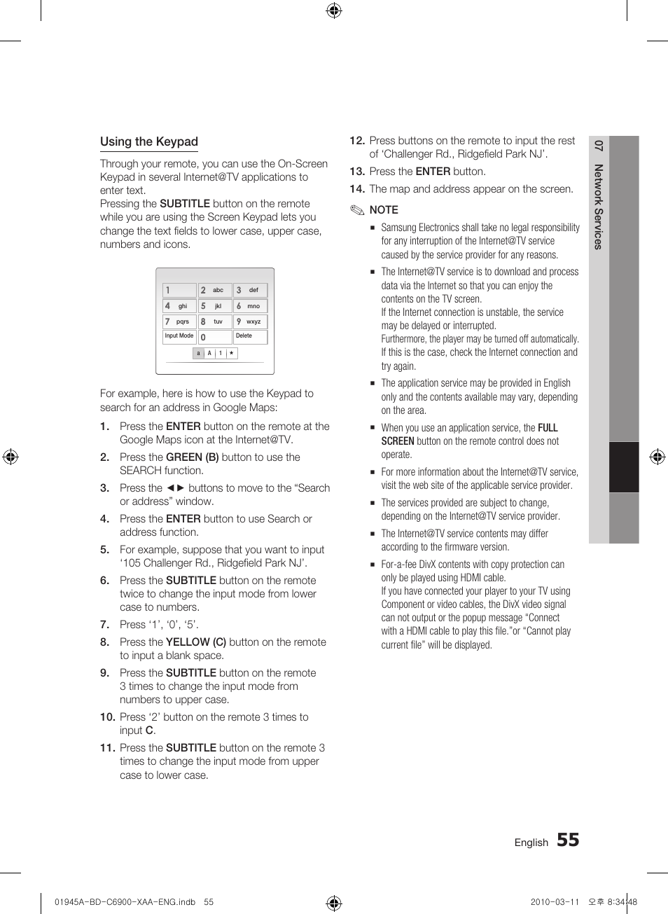 Samsung BD-C6900 User Manual | Page 55 / 70