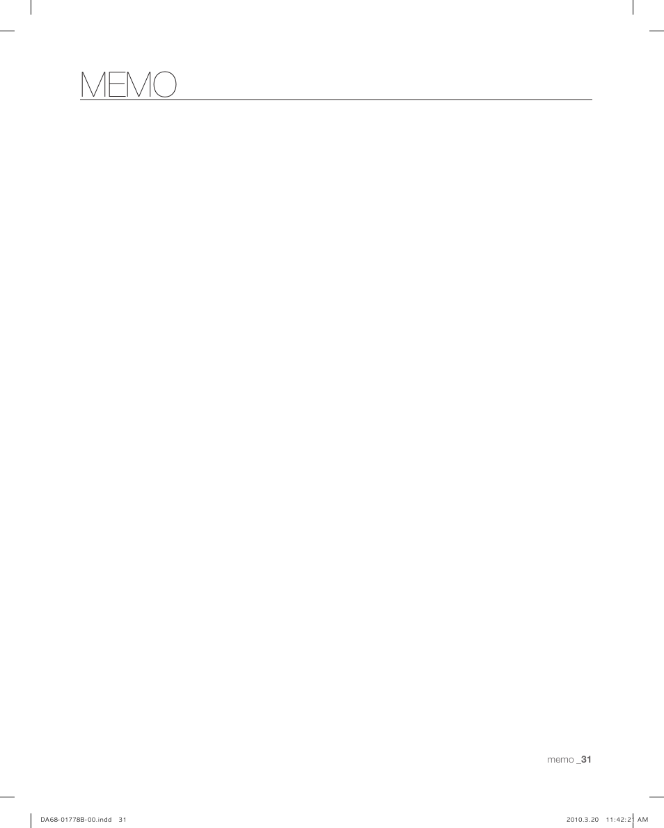 Samsung RB217AB User Manual | Page 31 / 32