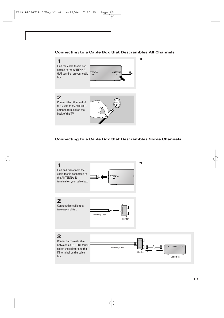 Samsung CL32A20HE User Manual | Page 13 / 80
