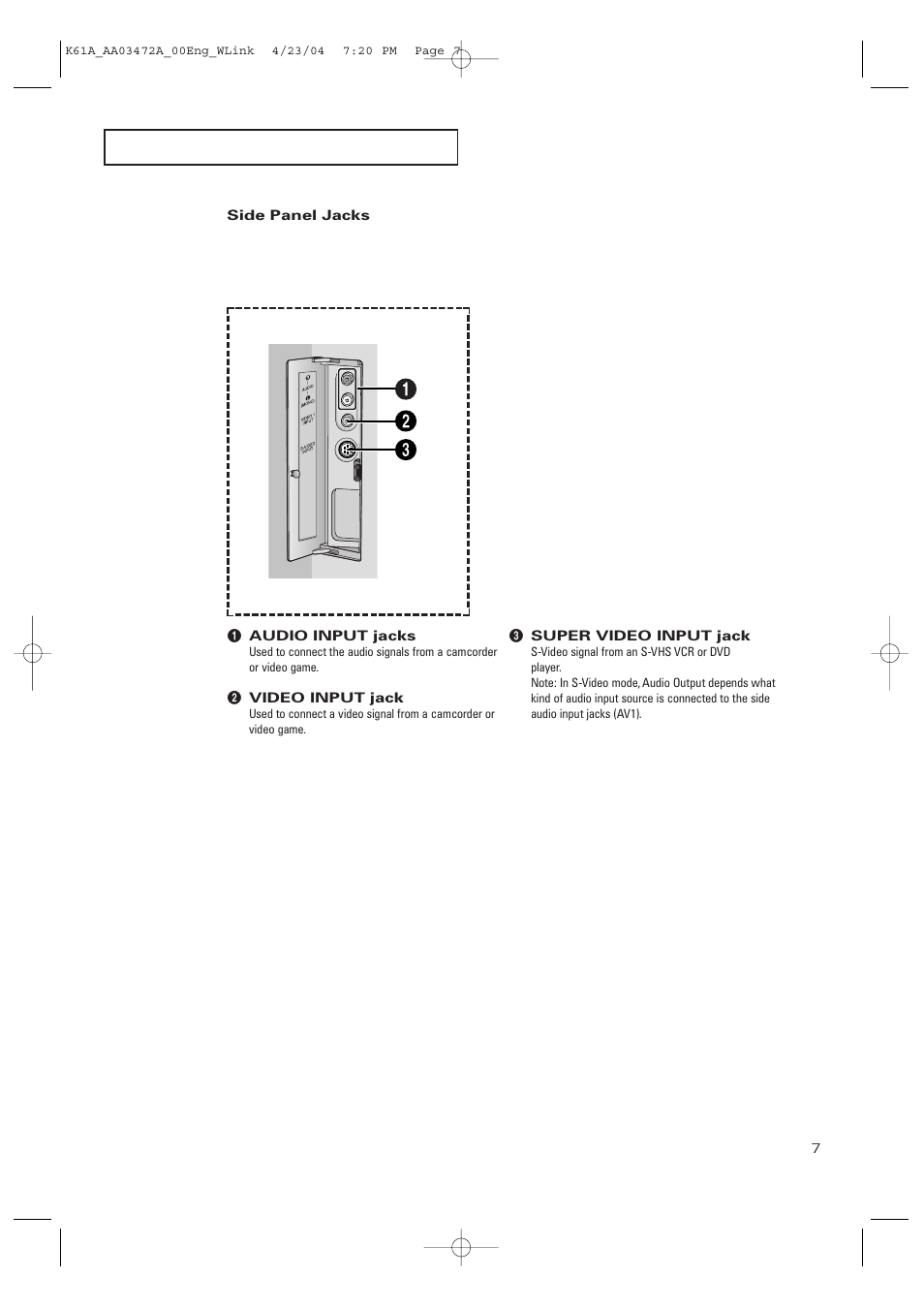 Samsung CL32A20HE User Manual | Page 7 / 80