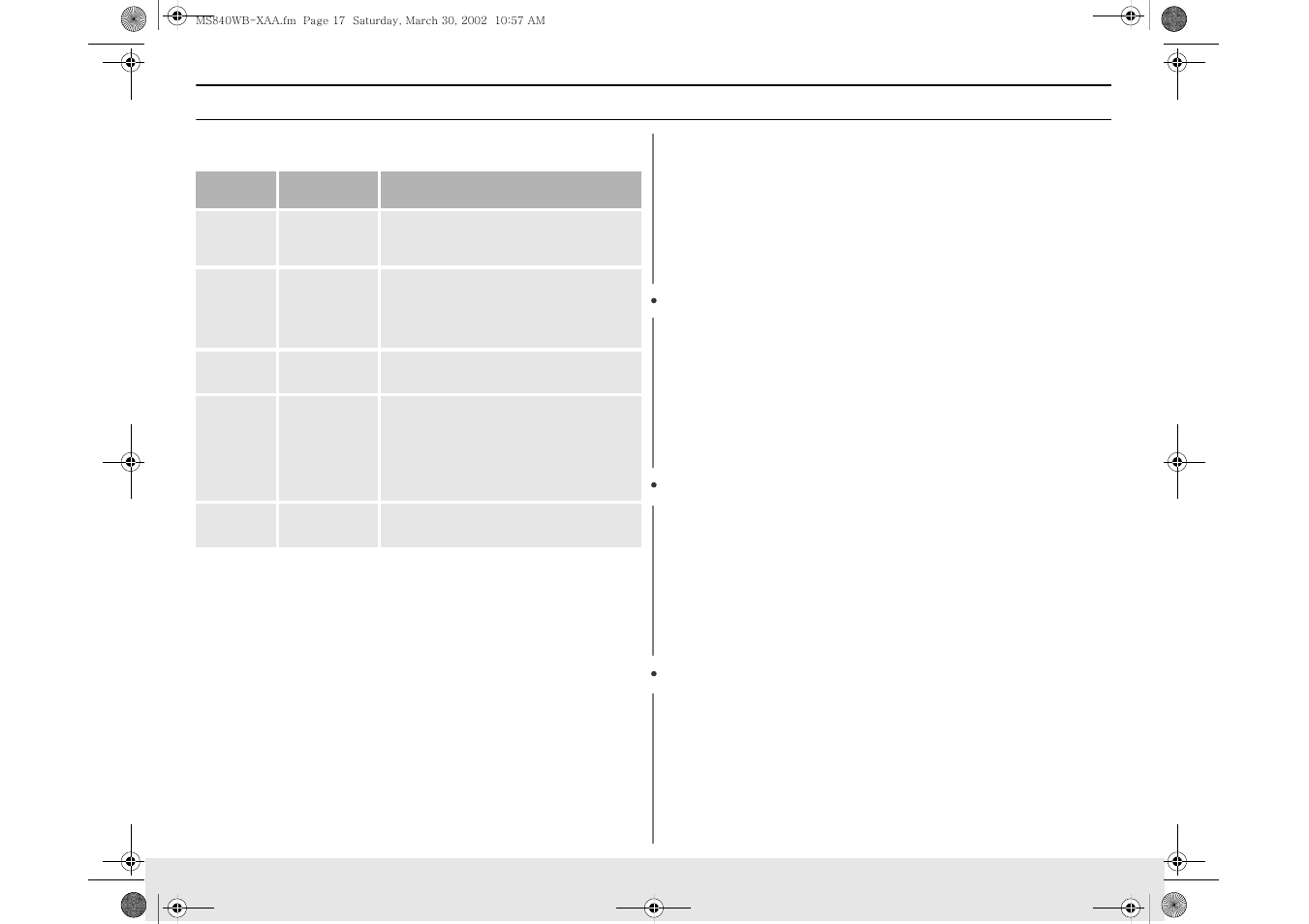 Cooking instructions | Samsung MS1040WB User Manual | Page 17 / 24