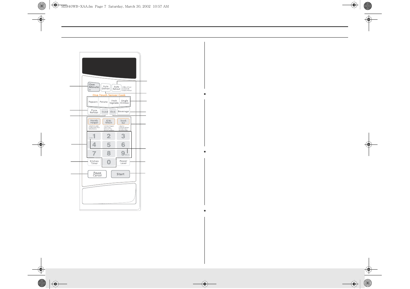 Your new microwave oven | Samsung MS1040WB User Manual | Page 7 / 24