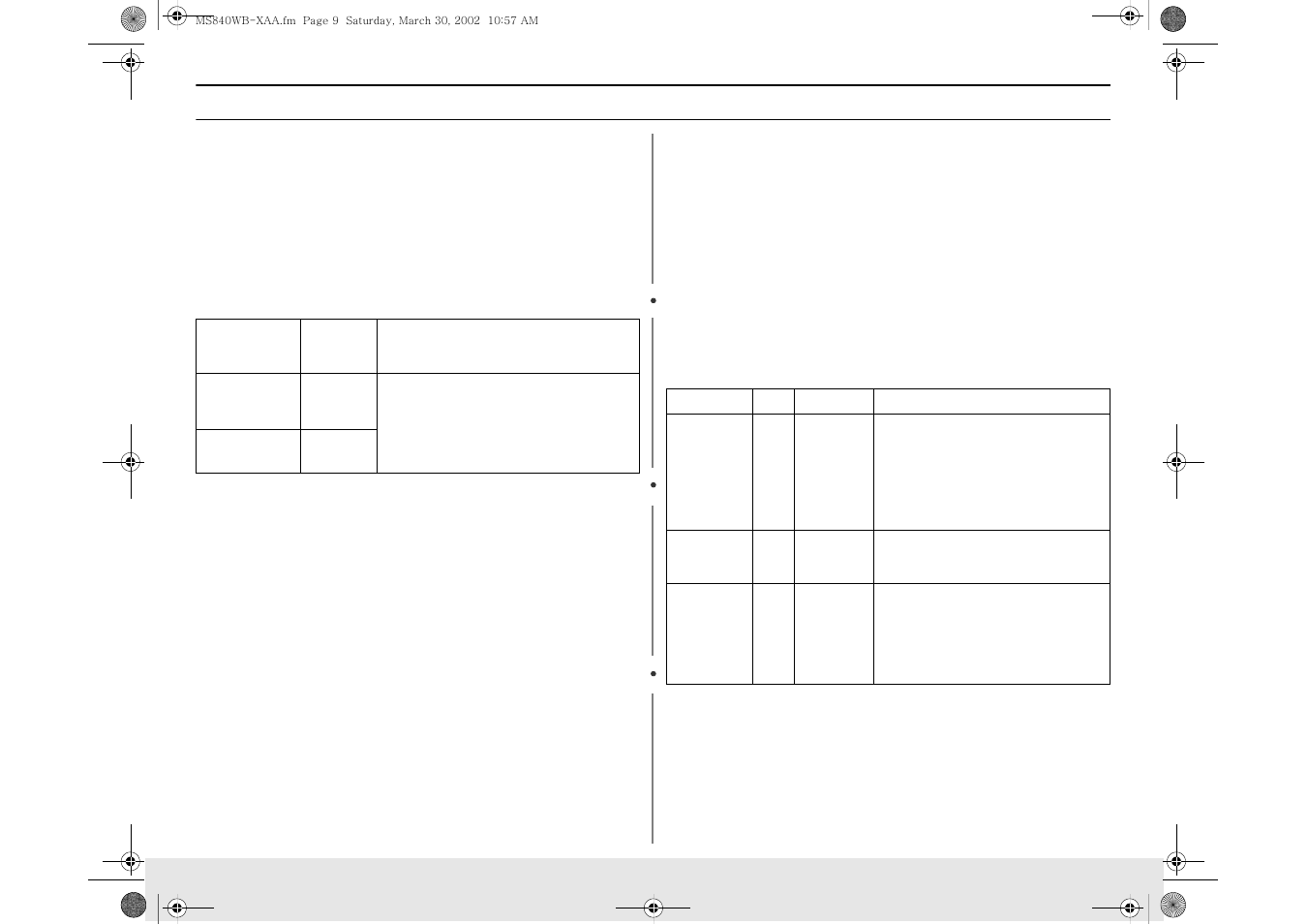 Operation, Using the handy helper button | Samsung MS1040WB User Manual | Page 9 / 24