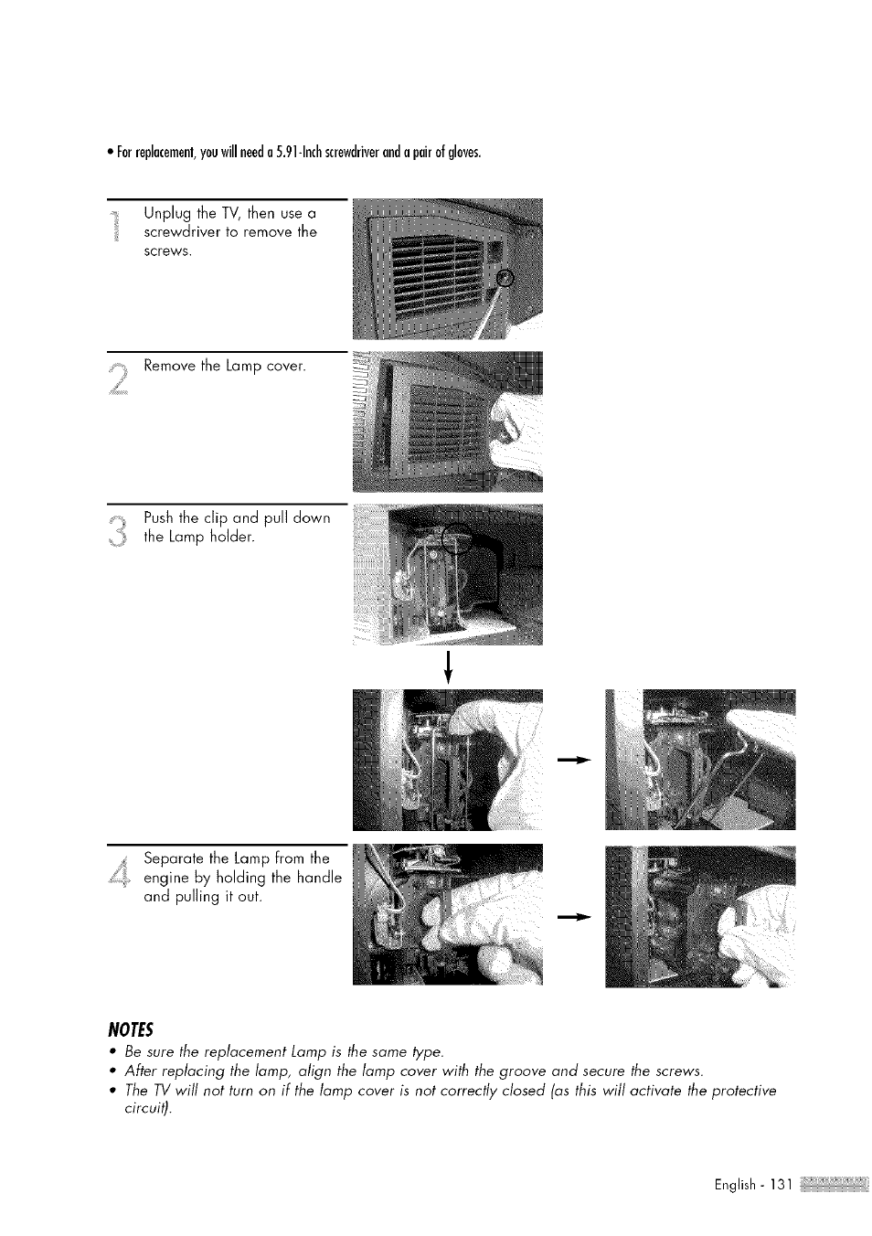 Samsung HL-$4676S User Manual | Page 131 / 135