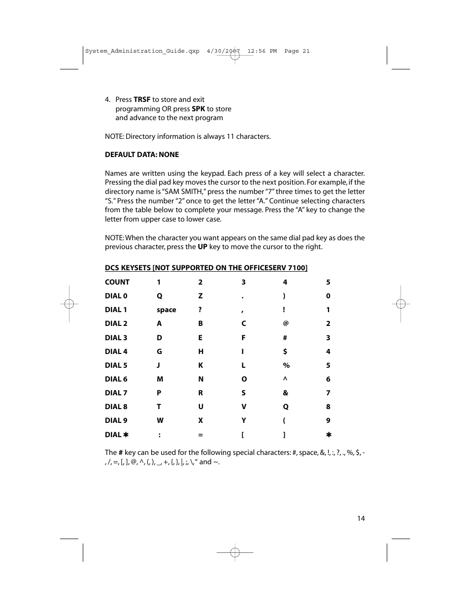 Samsung OfficeServ 7000 Series User Manual | Page 22 / 46