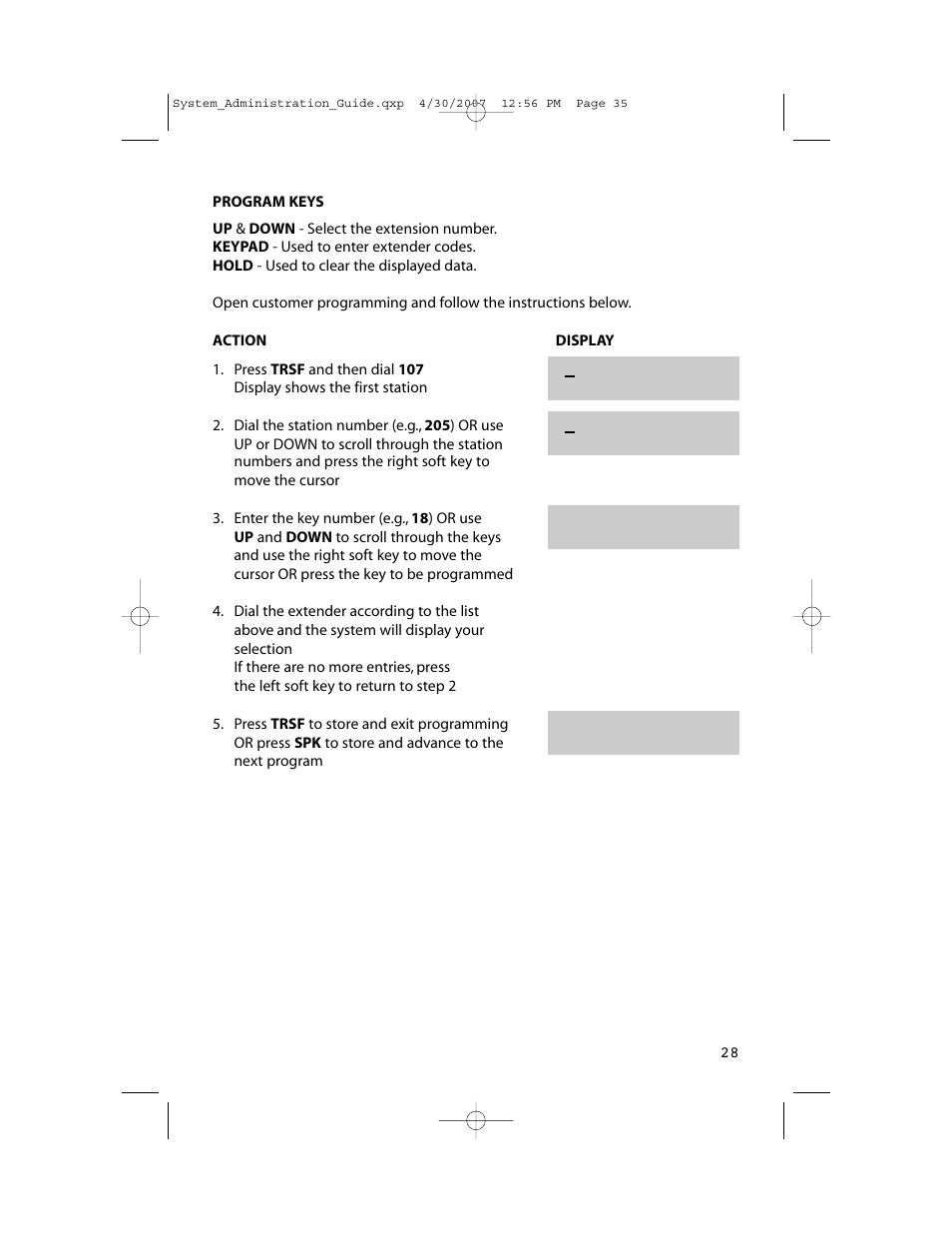 Samsung OfficeServ 7000 Series User Manual | Page 36 / 46