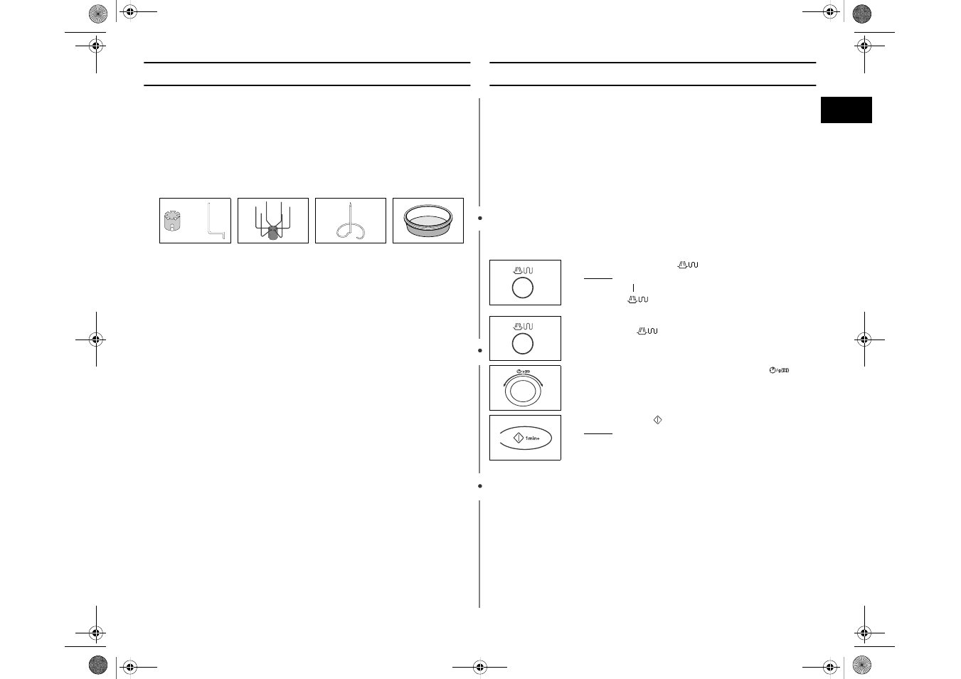 Using the vertical multi-spit, Combining microwaves and the grill | Samsung C101 User Manual | Page 19 / 36