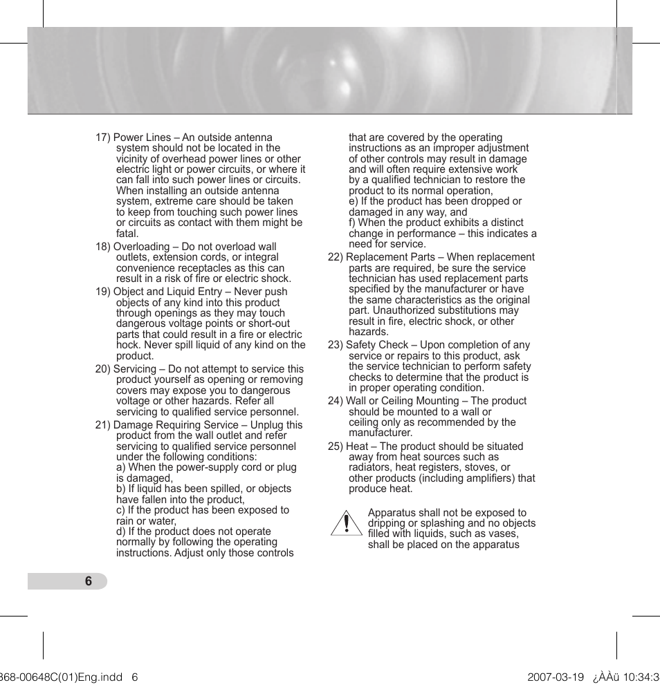 Samsung SCC-B5352P User Manual | Page 6 / 18