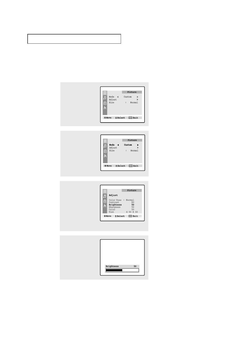 Customizing the picture | Samsung CT-2188W User Manual | Page 25 / 38