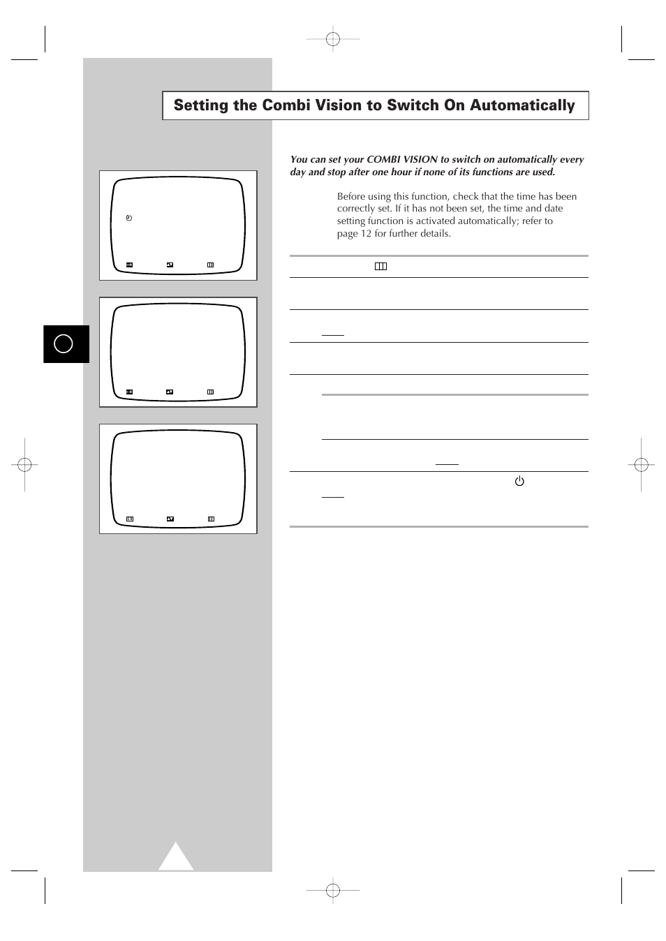 Samsung Colour TV/VCR User Manual | Page 20 / 56