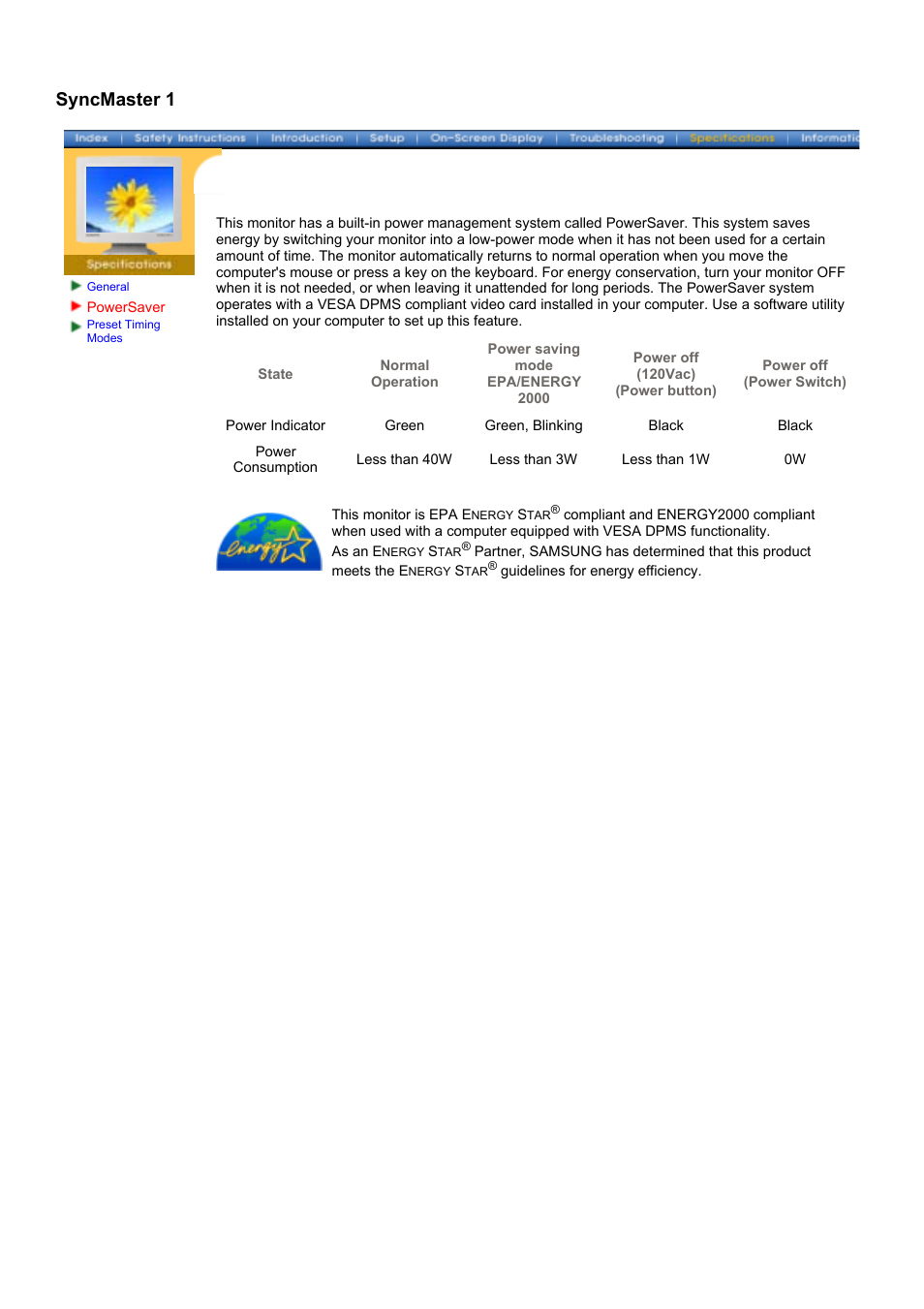 Syncmaster 191n | Samsung GH17ASBS User Manual | Page 34 / 47