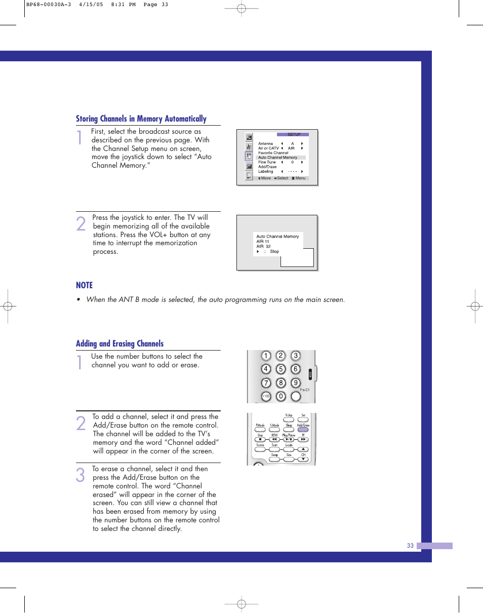 Samsung Tantus HLM 5065W User Manual | Page 33 / 88