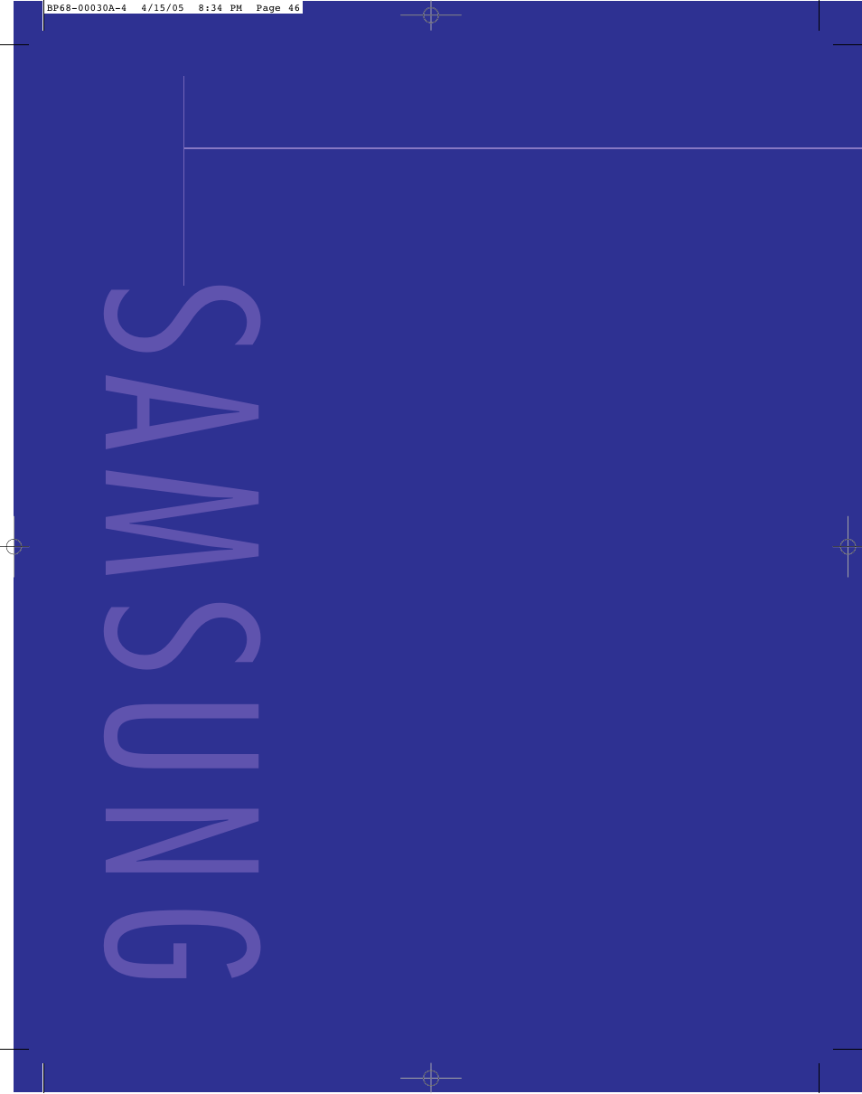Samsung | Samsung Tantus HLM 5065W User Manual | Page 46 / 88