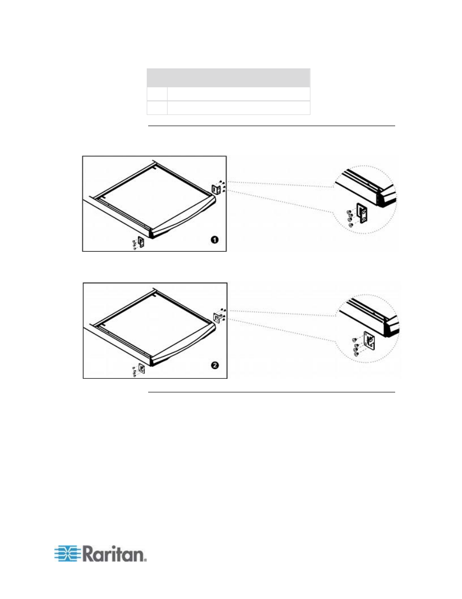 Installing the front mounting ear x 2 pcs, Installing into rack | Samsung T1900 User Manual | Page 13 / 30