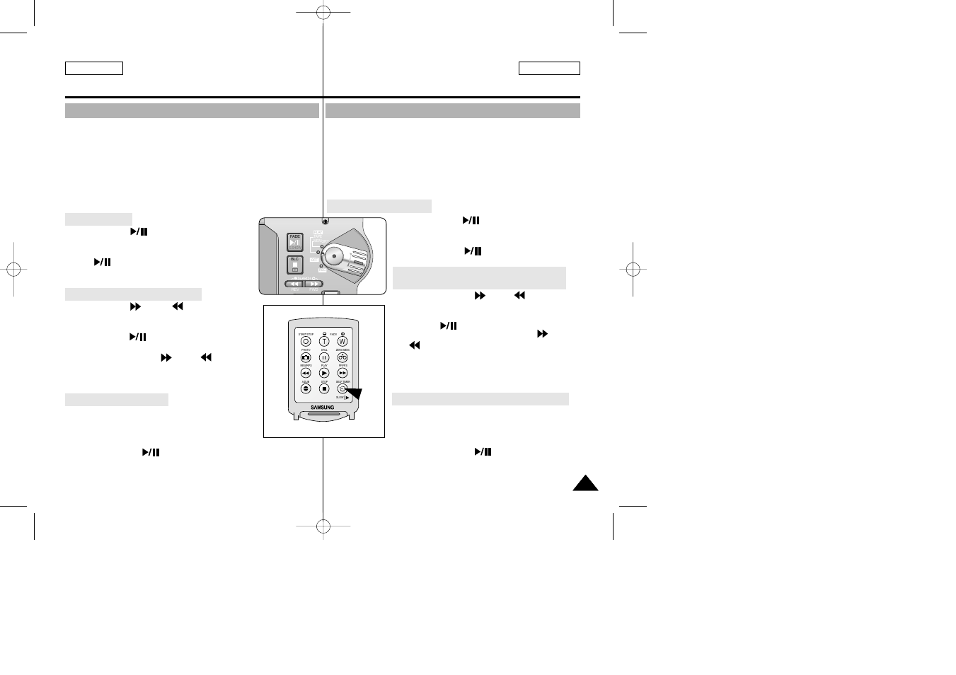 Playback reproducción | Samsung CAMCORDER User Manual | Page 80 / 128