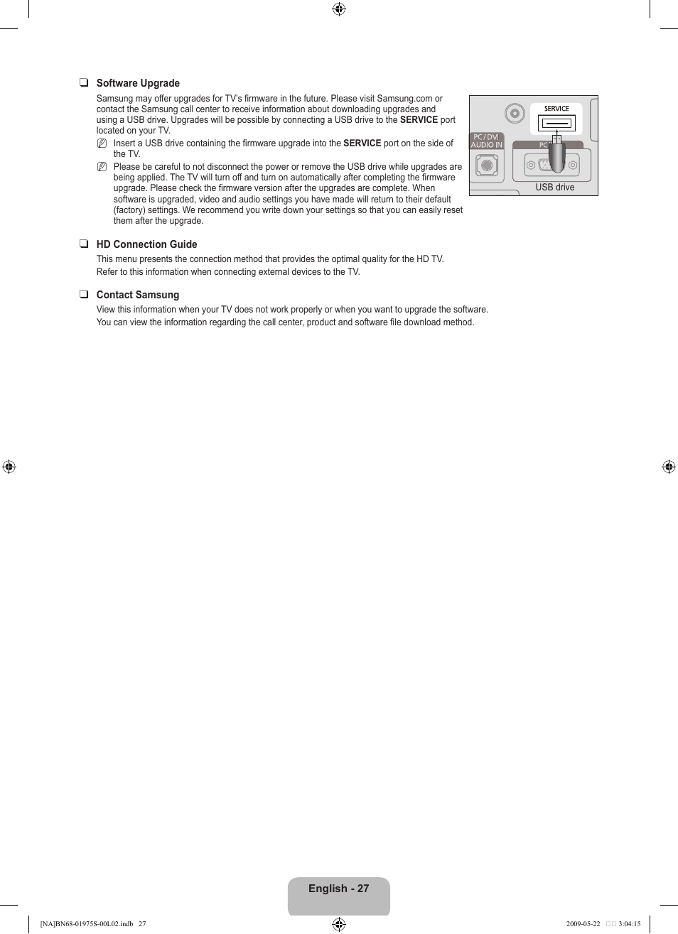 Samsung 350 BN68 User Manual | Page 29 / 69